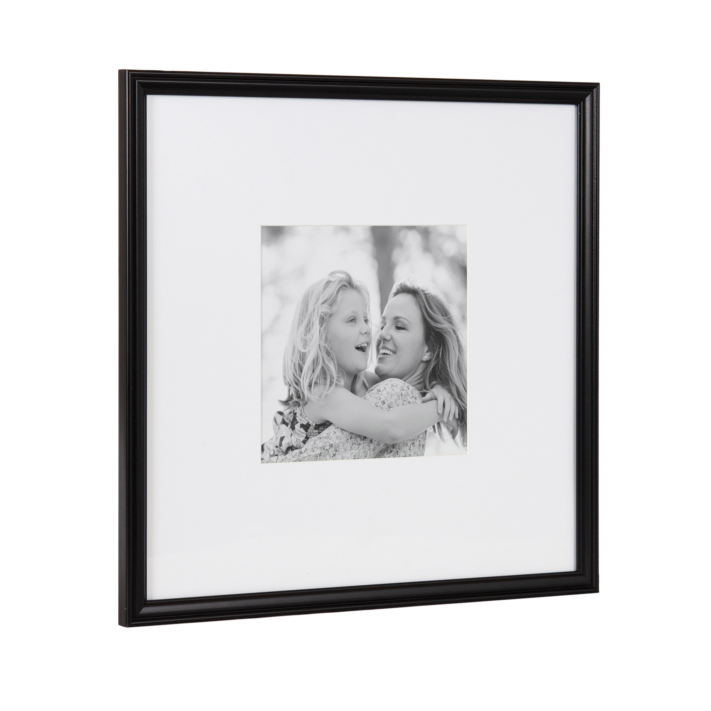 Wall Frame Black 16x16 matted to 8x8 5