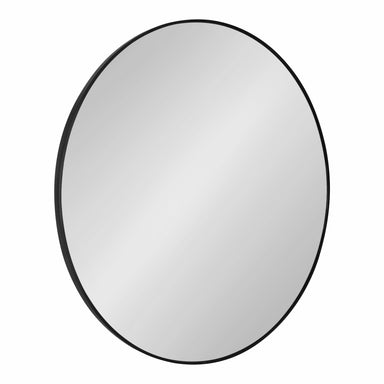 Round Mirror Black 24" Diameter 1