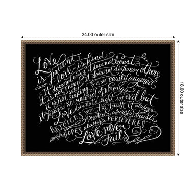 Framed Canvas 24x18 Sylvie Beaded Dark Gold 2