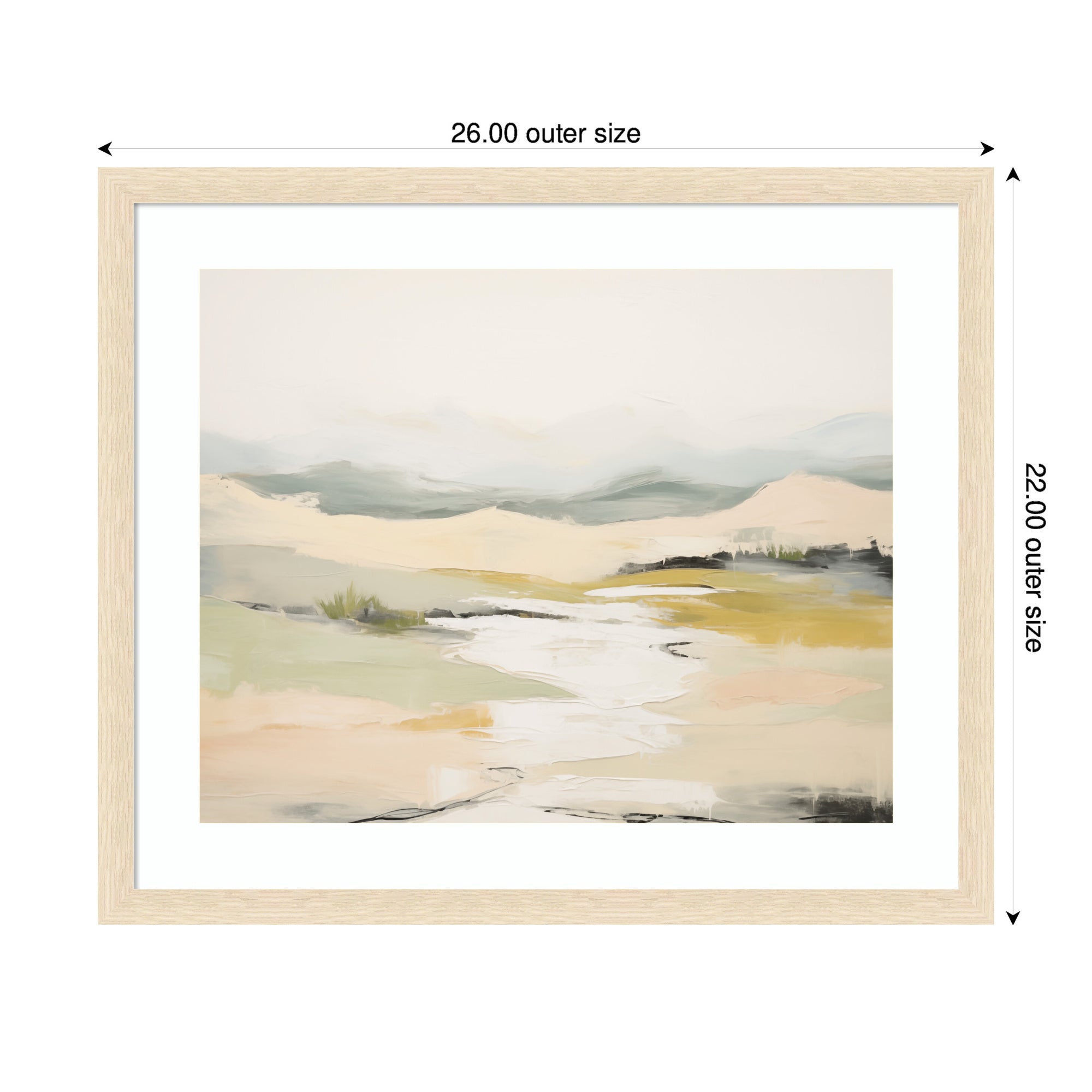 Tranquil Landscape No. 1 by Amy Lighthall Framed Wall Art Print