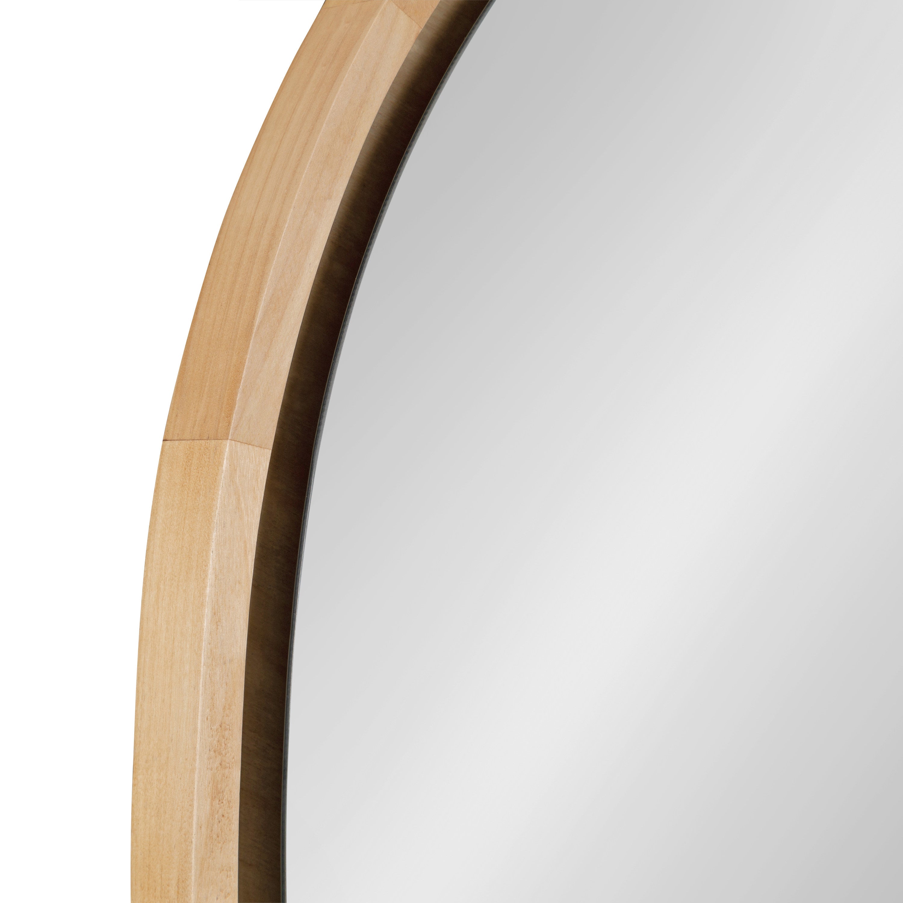 Round Mirror Natural 30" Diameter 5