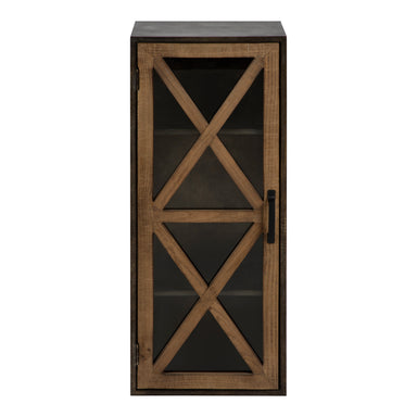 Cabinet 12x8x30 Rustic Brown Black 2