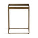Side Table Gold 18x12x24 5