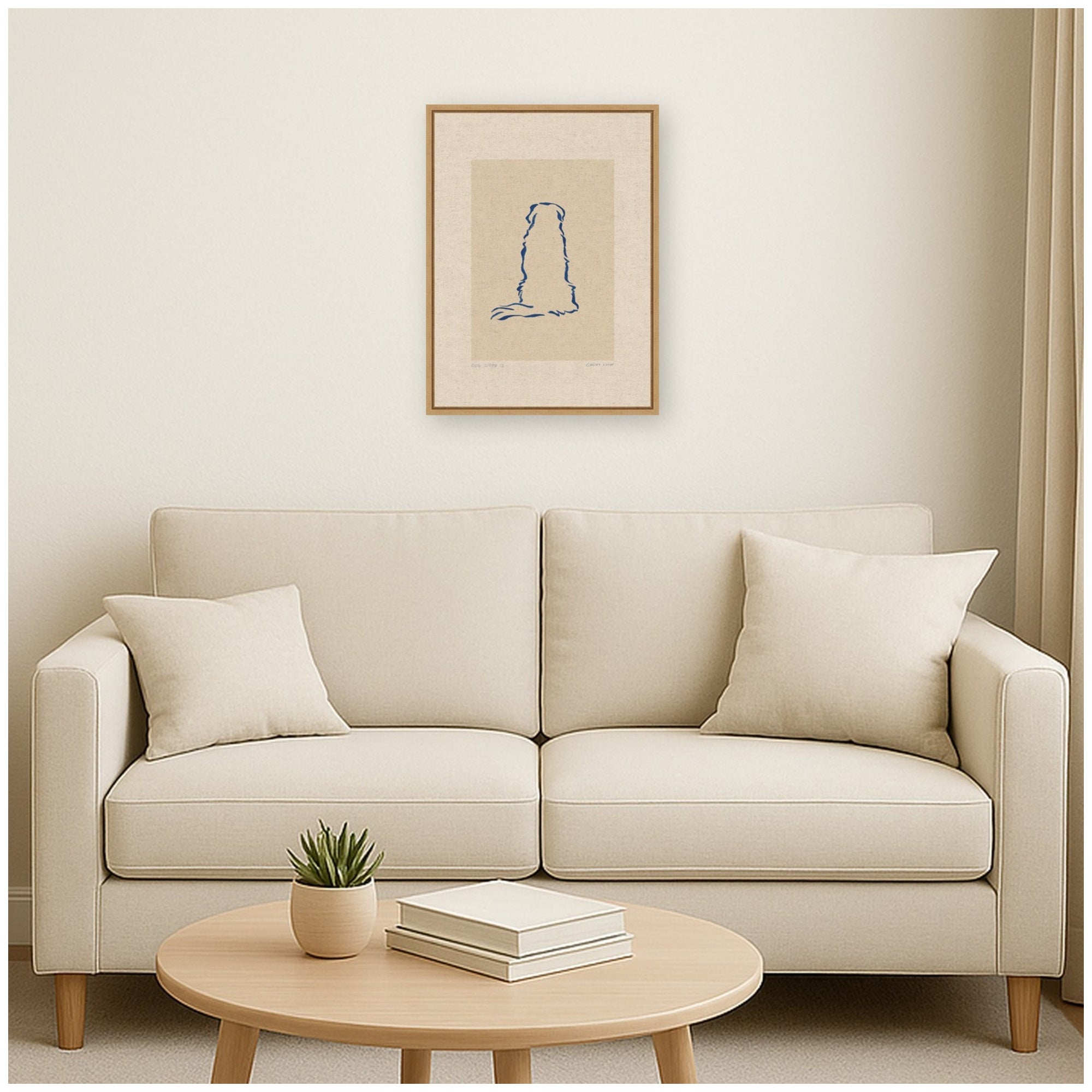 Framed Canvas 18x24 Sylvie Natural 6