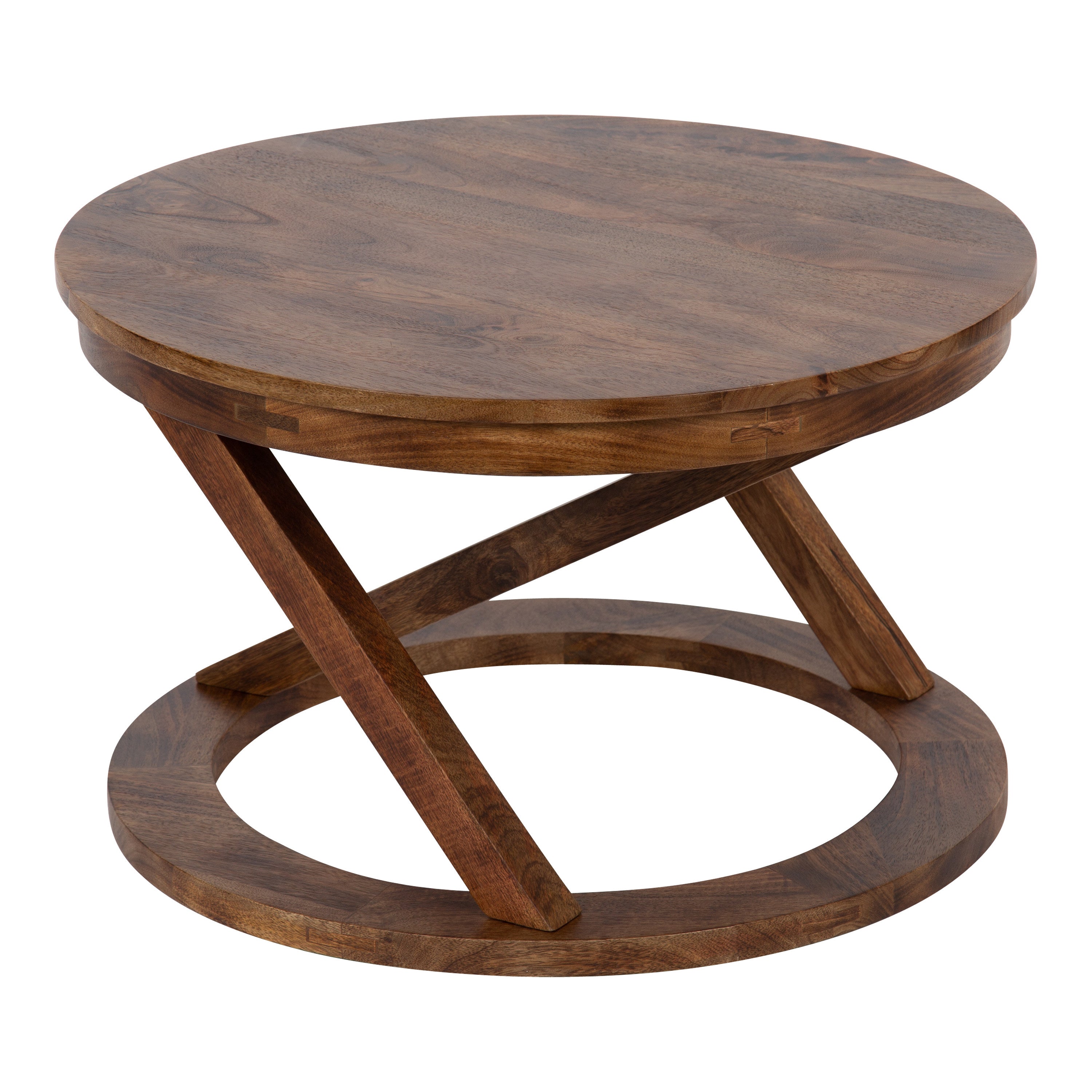 Coffee Table Walnut Brown 26x26x16 1