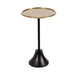 Side Table Gold Black 15x15x24 1