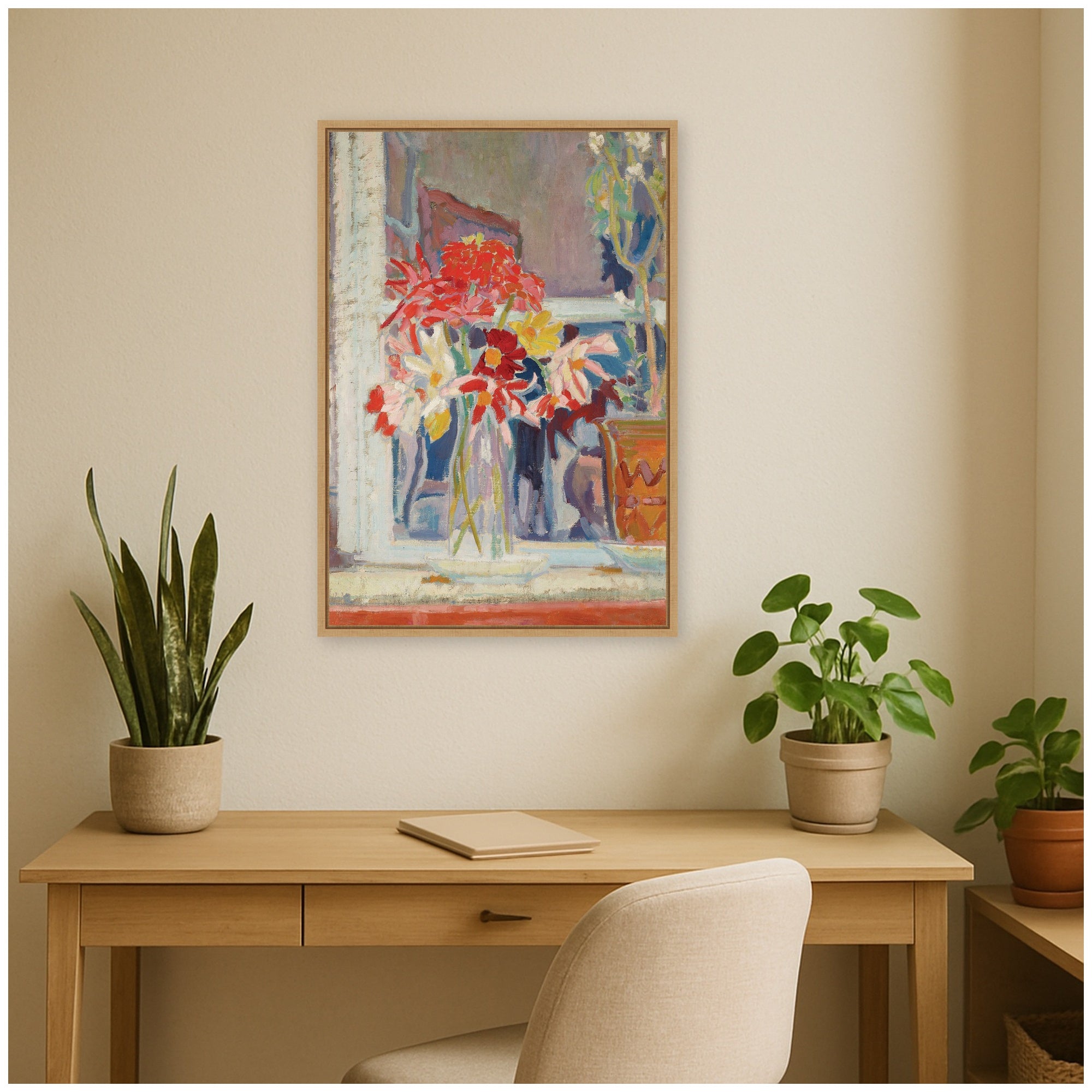 Framed Canvas 23x33 Sylvie Natural 7