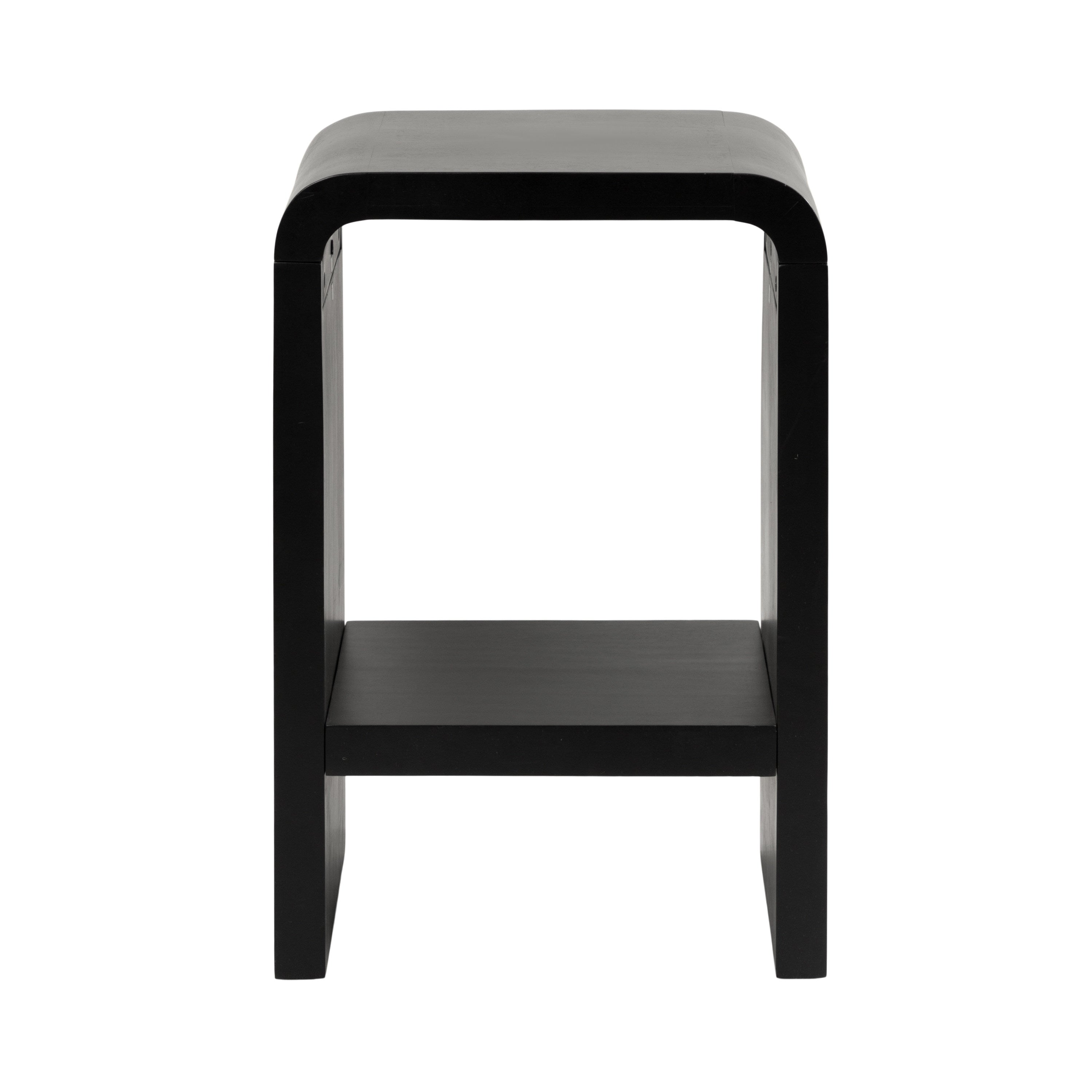 Side Table Black 16x12x24 5