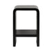 Side Table Black 16x12x24 5