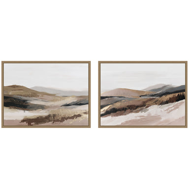 Art Set 2 Piece Set 18x24 Sylvie Dark Gold 1