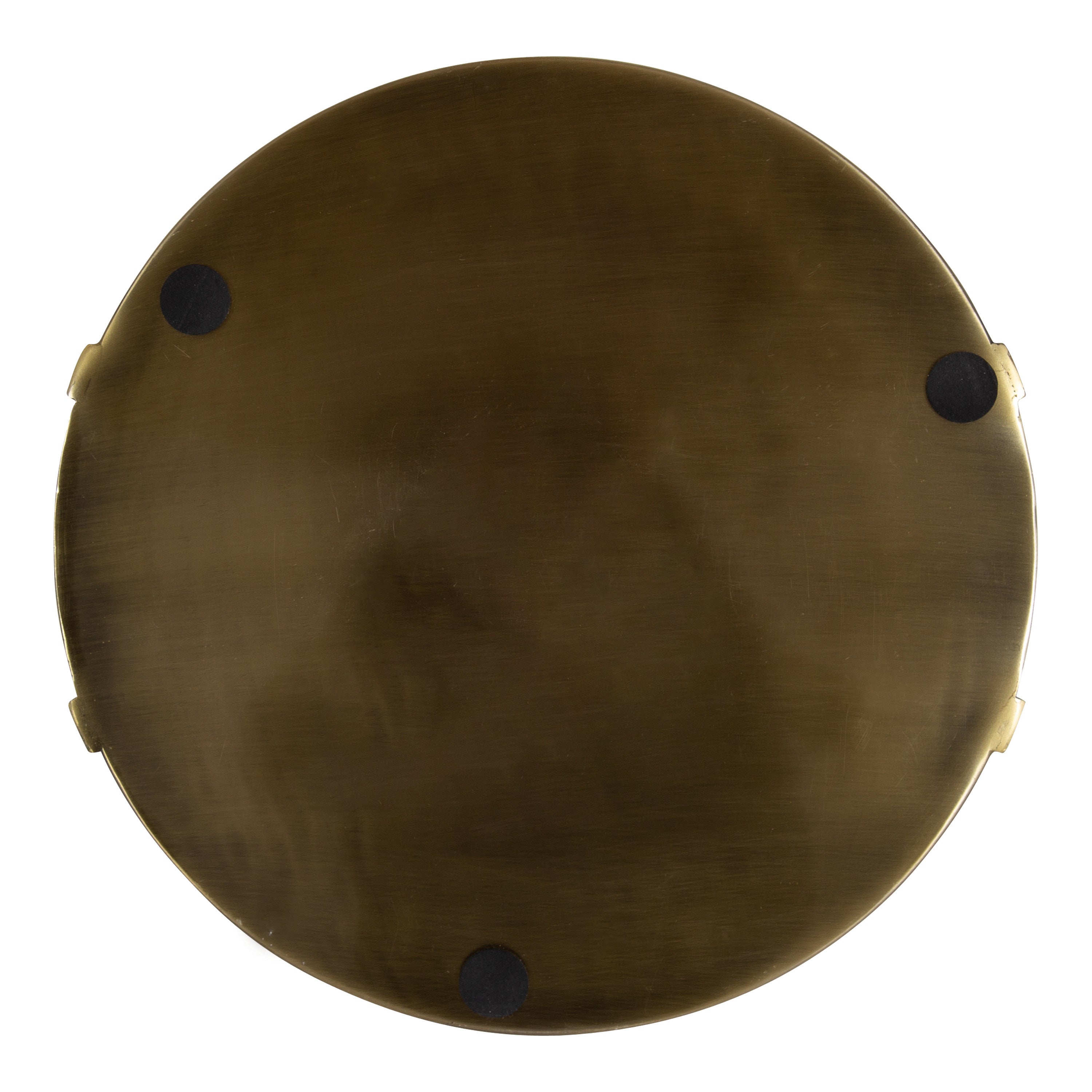 Single Tray Gold 15" Diameter 6