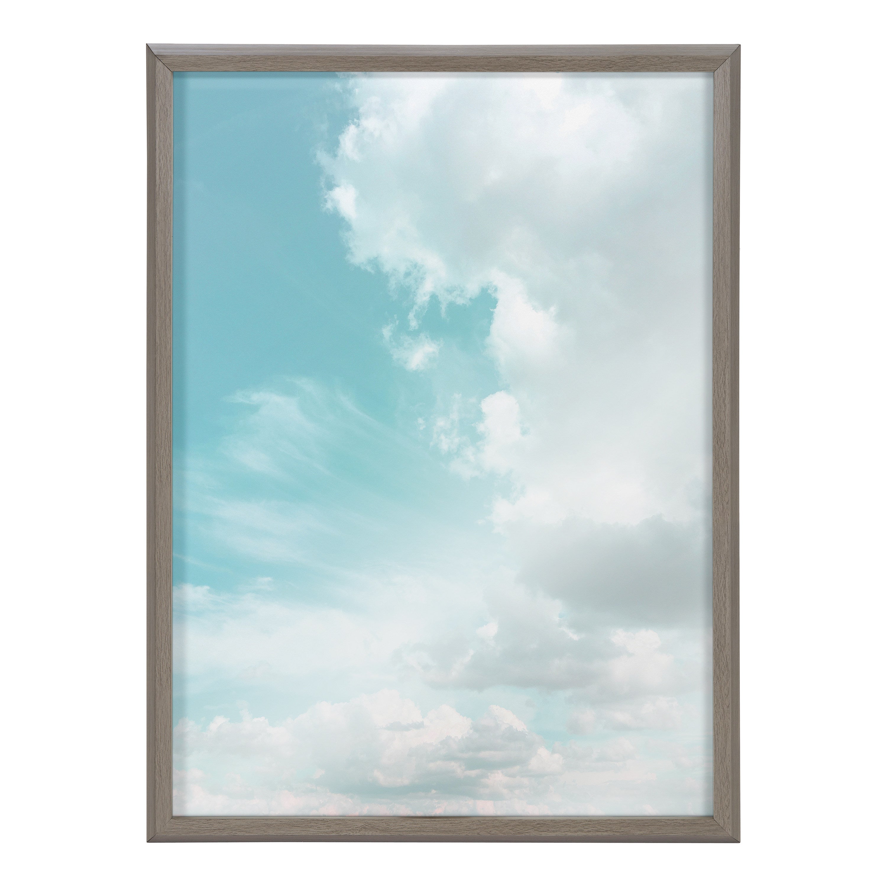Blake Head in the Clouds Framed Printed Glass by Dominique Vari