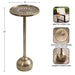 Drink Table Gold 10x10x23 2