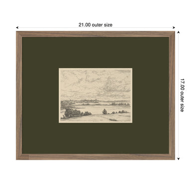 Framed Art Svelte Walnut 21x17 2