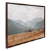 Framed Canvas 28x38 Sylvie Walnut 1