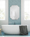 Scallop Mirror 24x36 Silver 7
