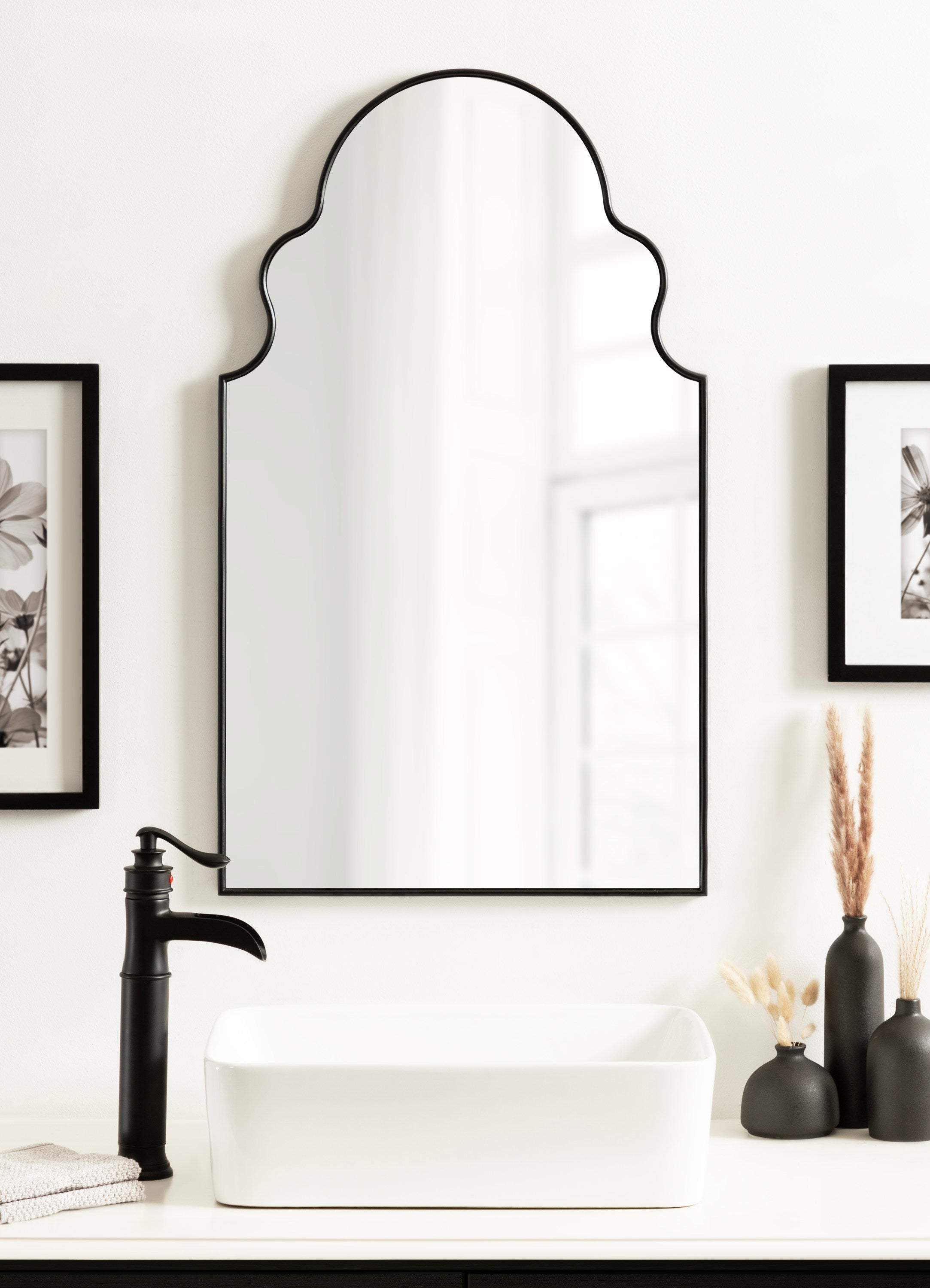Vania Moroccan Arch Wall Mirror
