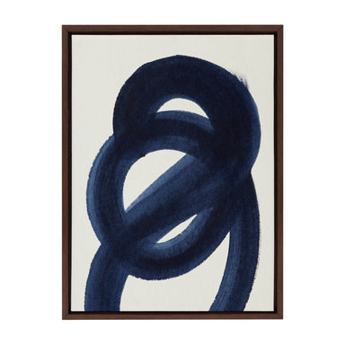 Framed Canvas Sylvie Walnut 18x24 1