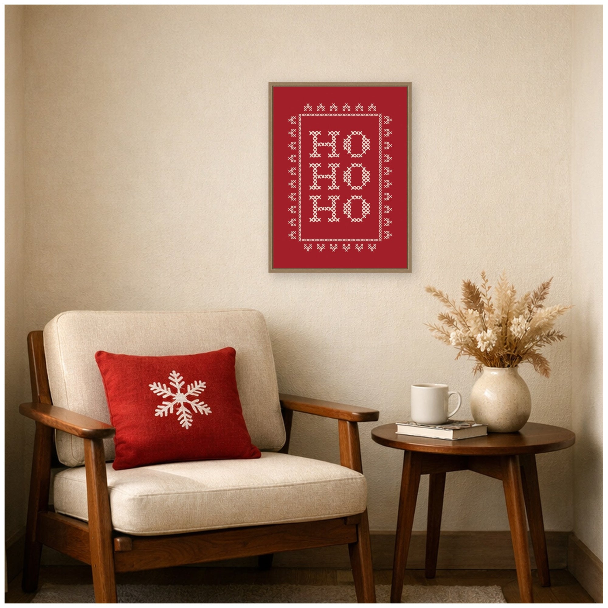 Framed Canvas Sylvie Dark Gold 18x24 6