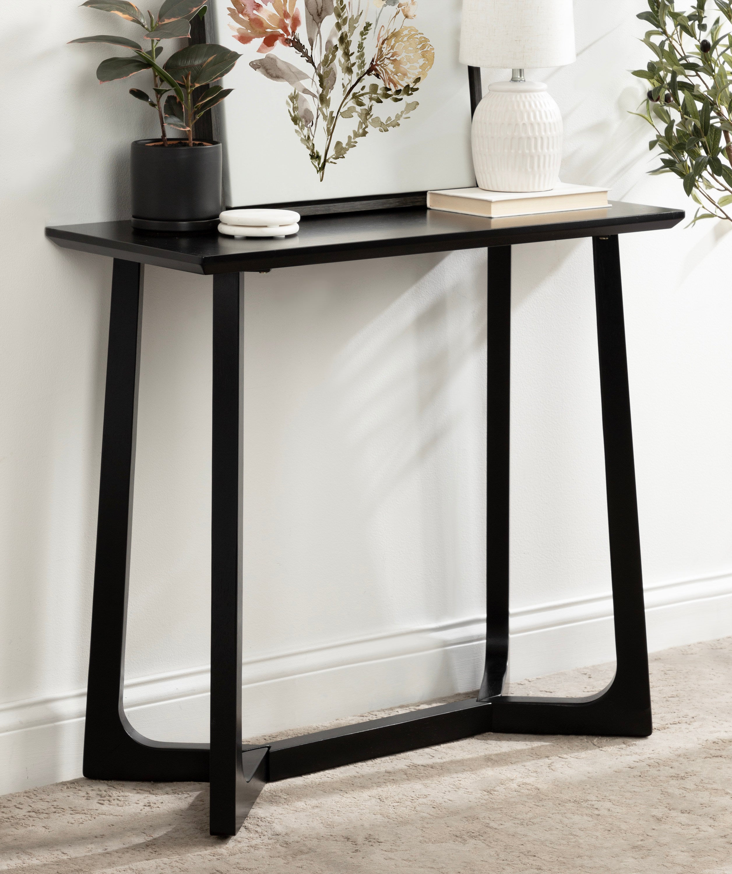 Console Table Black 32x15x30 7