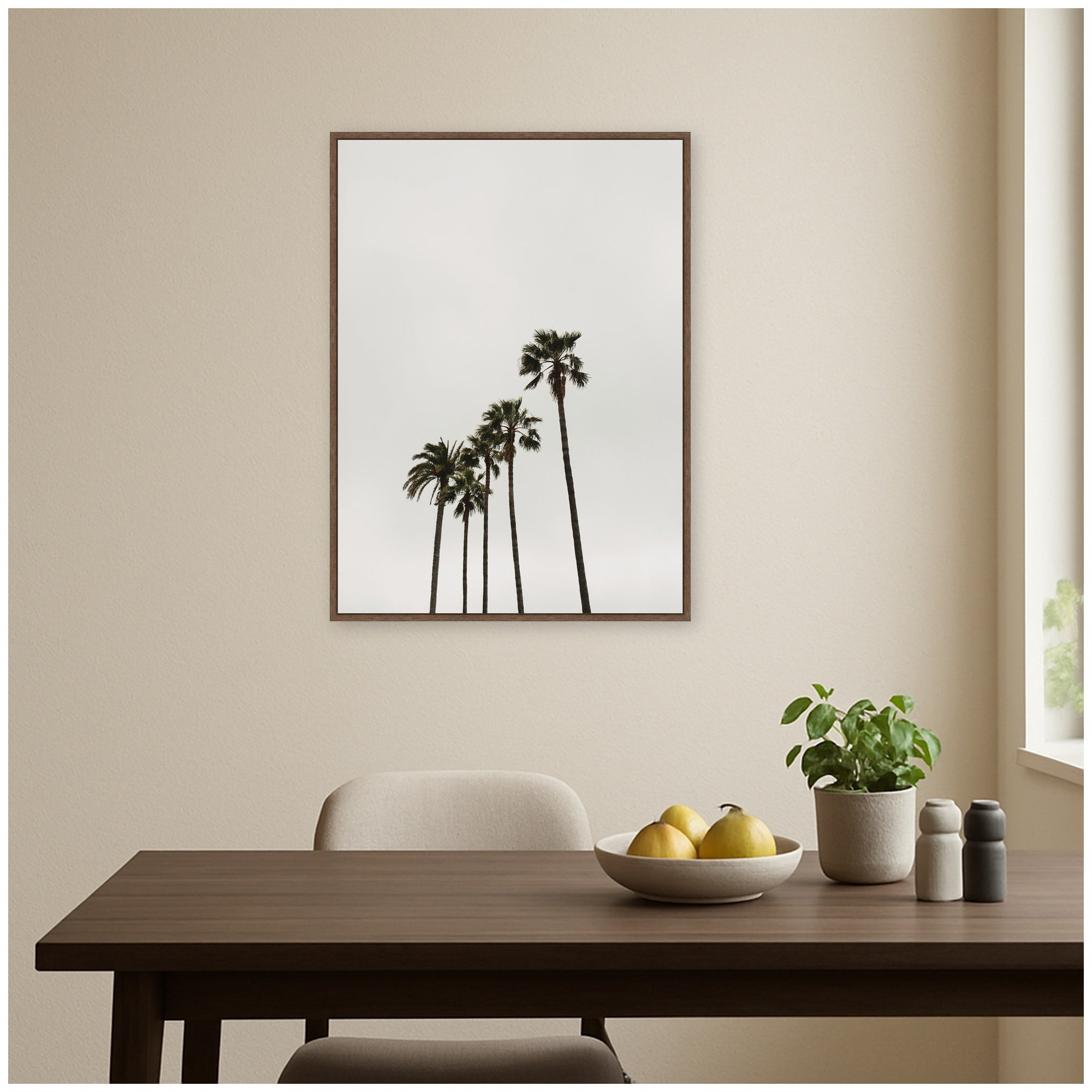 Framed Canvas 28x38 Sylvie Walnut 5