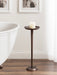 Drink Table Bronze 8x8x22 7