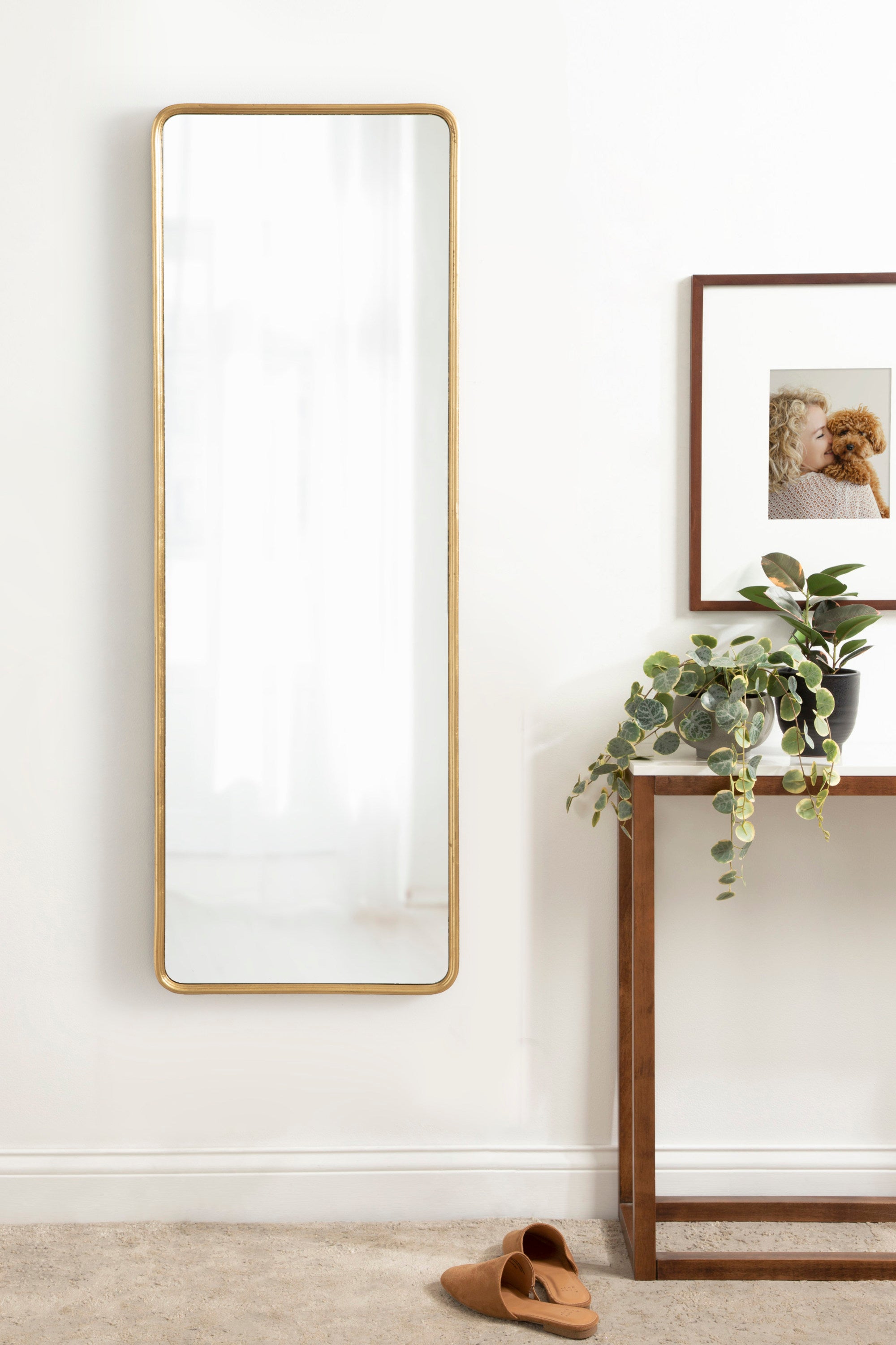 Full Length Mirror Gold 16x48 6