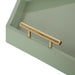 Single Tray Green Gold 18x18 4