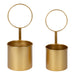 Hanging Planter Gold 2 Piece 3
