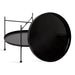 Coffee Table 26" Diameter Black 5