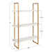 Accent Shelf 20x30 White Gold 2