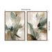 Framed Canvas Sylvie Walnut 2 Piece Set 23x33 2