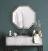 Octagon Mirror Silver 26x26 7