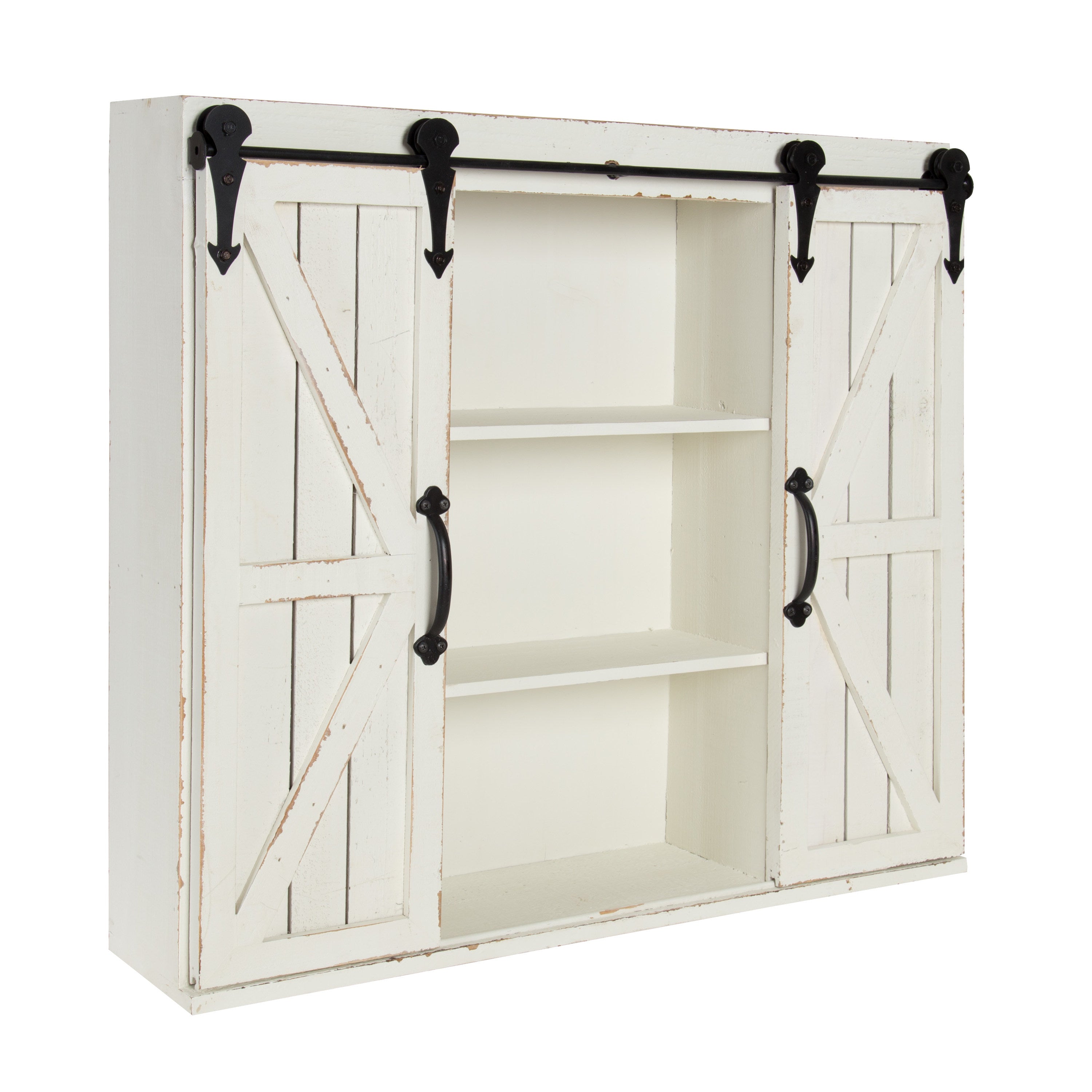 Cabinet White 2 Doors 3