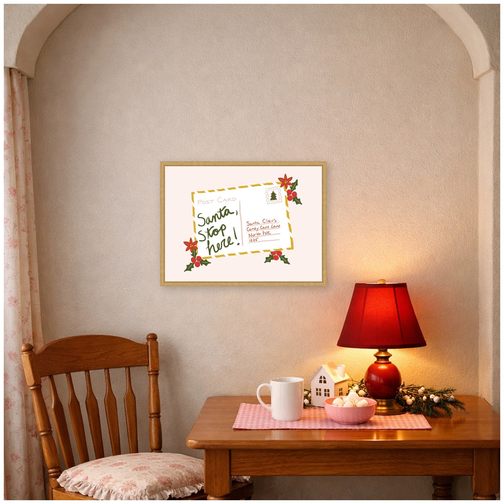 Framed Canvas Sylvie Bright Gold 24x18 6
