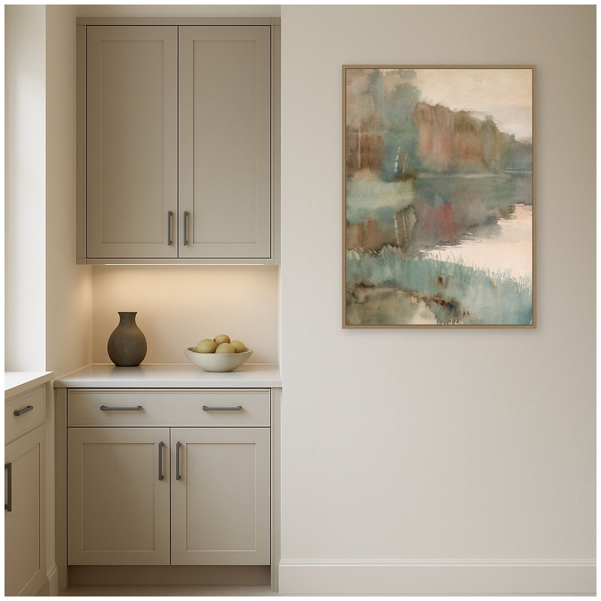 Framed Canvas 28x38 Sylvie Dark Gold 6