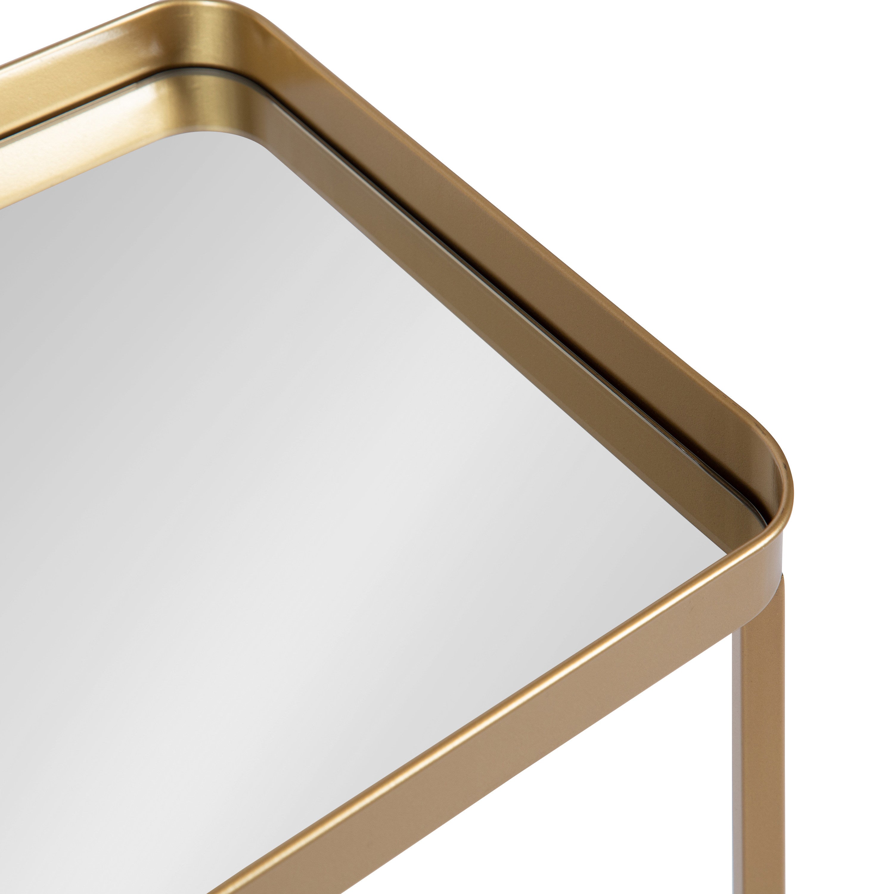 Side Table Gold 18x12x26 5