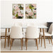 Art Set 2 Piece Set 18x24 Sylvie Beaded White 7