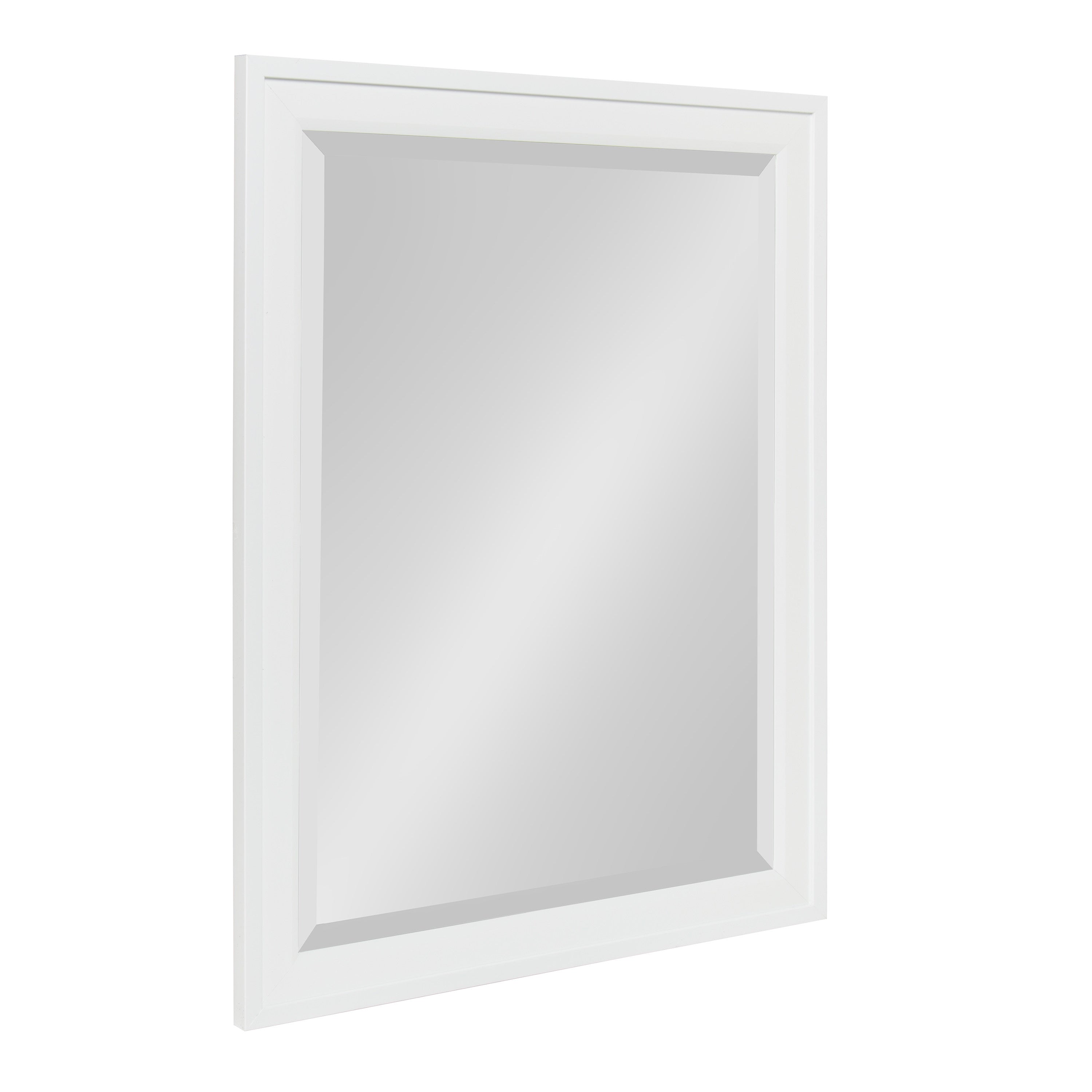 Rectangle Mirror White 21.5x27.5 1