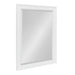 Rectangle Mirror White 21.5x27.5 1