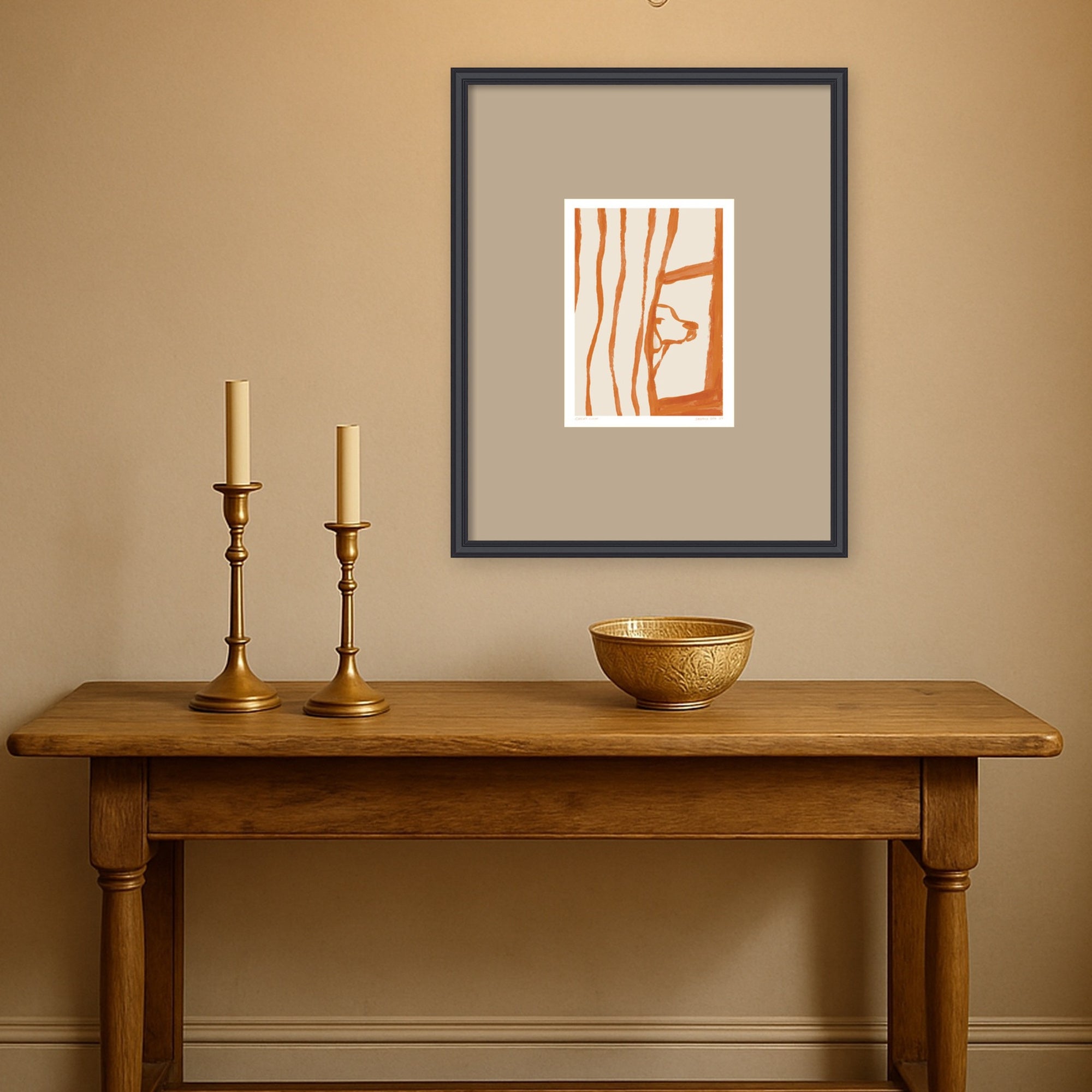 Framed Art 17 x 21 Edith Black 5