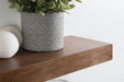 Floating Shelf 2 Piece 18 Inch Rustic Brown 8