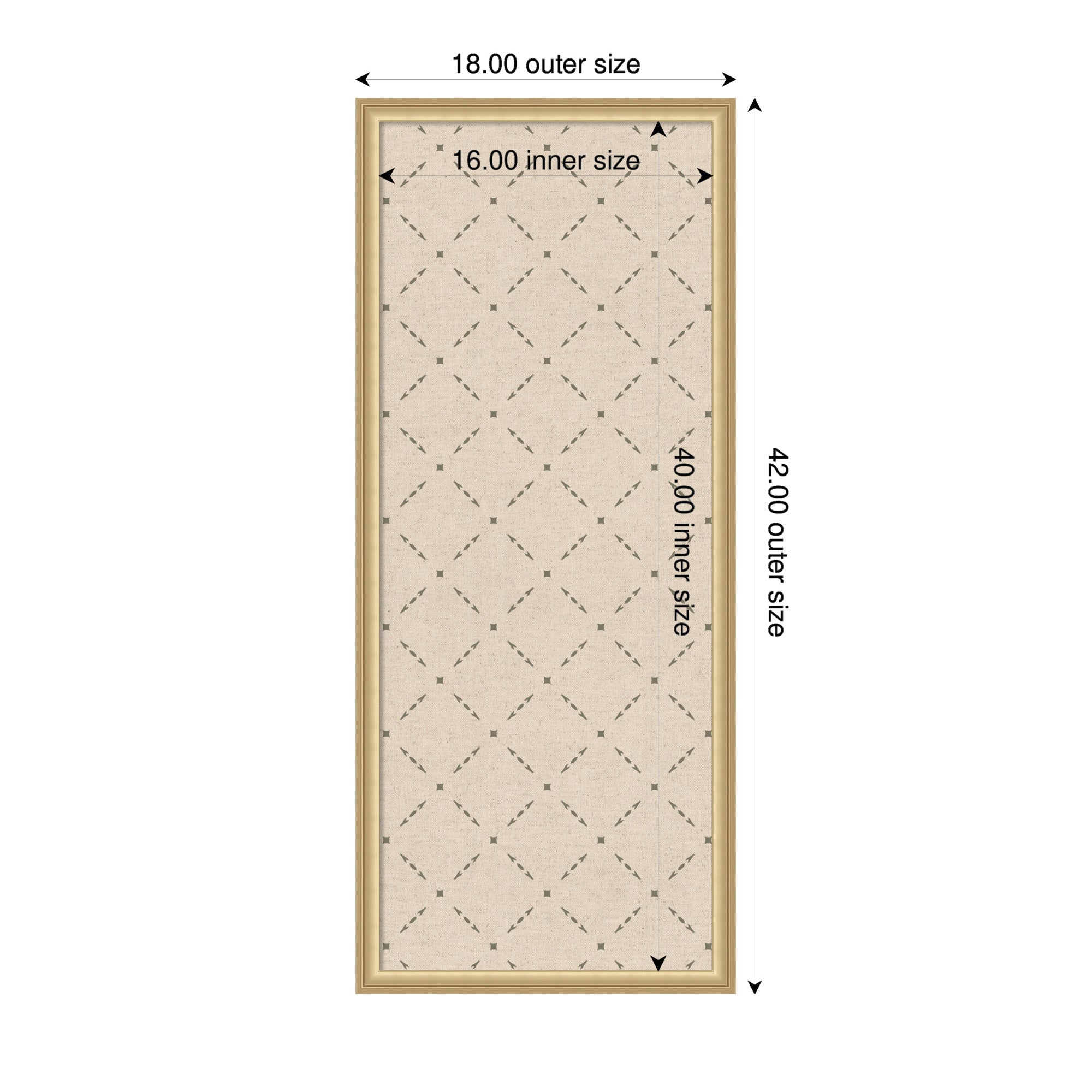 Pinboard Green Lattice Print