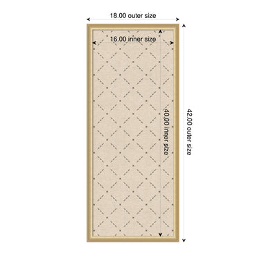 Pinboard Florence Gold 18x42 2