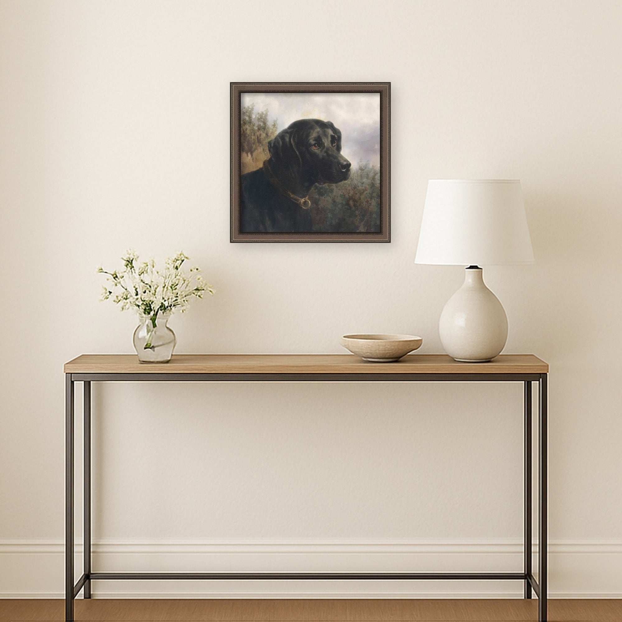 Mounted Canvas 11 x 11 Cordelia Thin Bronze 6
