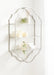 Accent Shelf Silver 20x6x32 7
