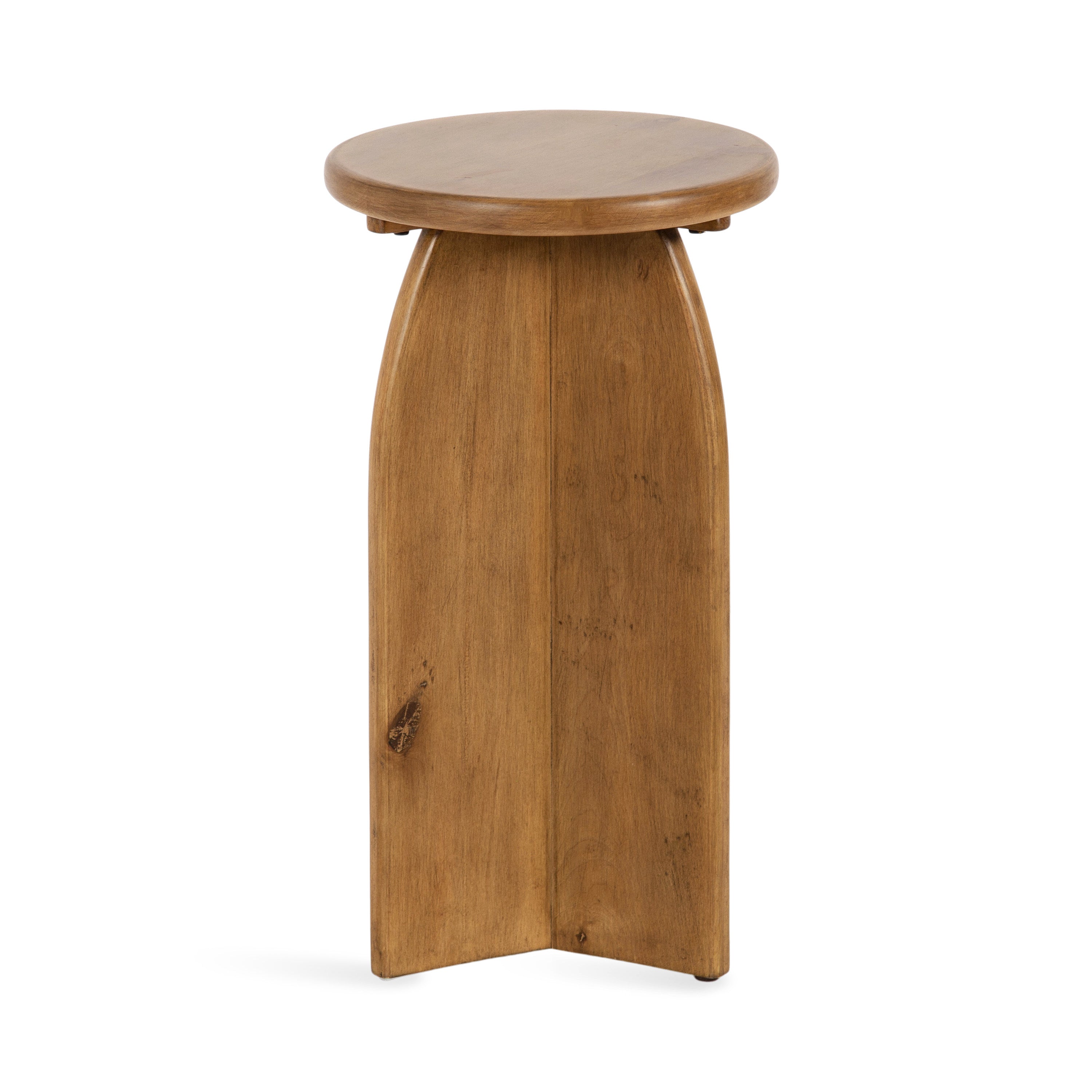Drink Table Rustic Brown 12x12x22 5