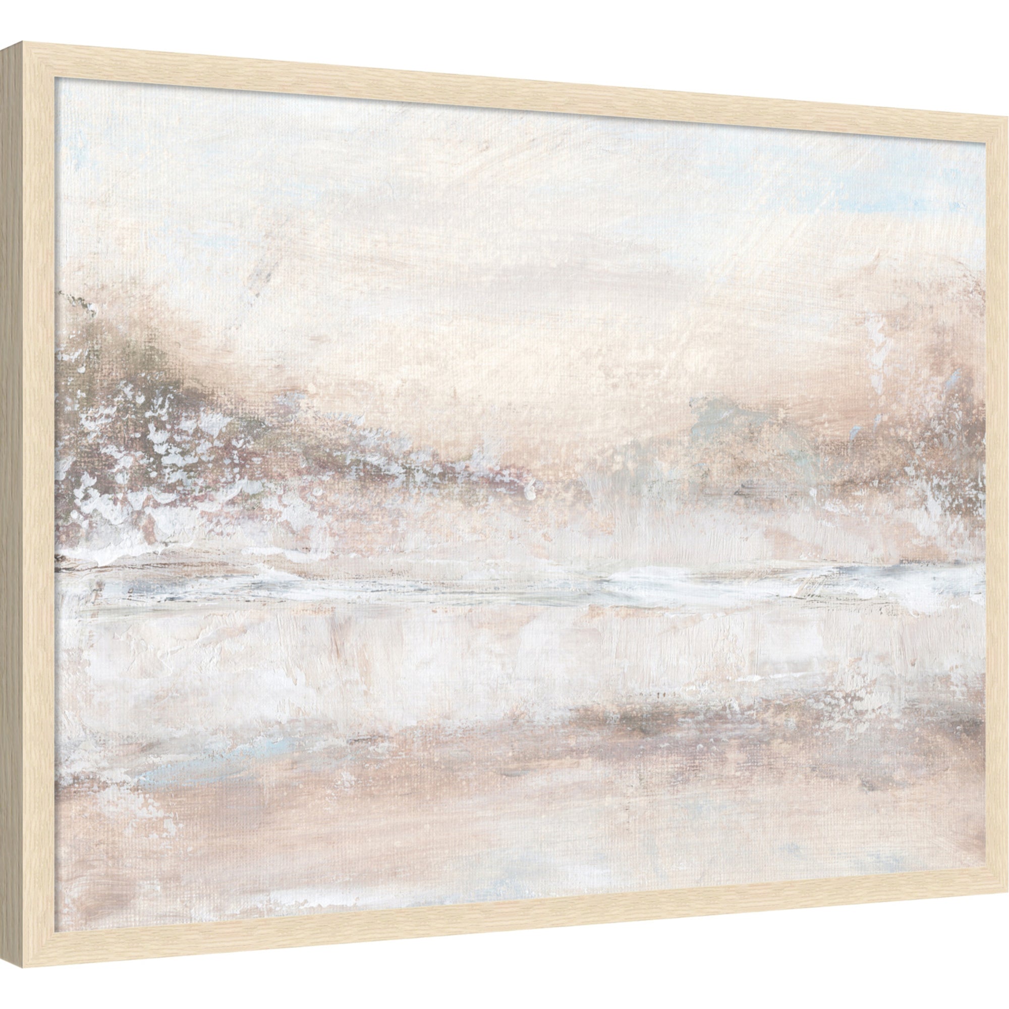 Mounted Canvas 38x29 Woodgrain Stripe Blonde 5