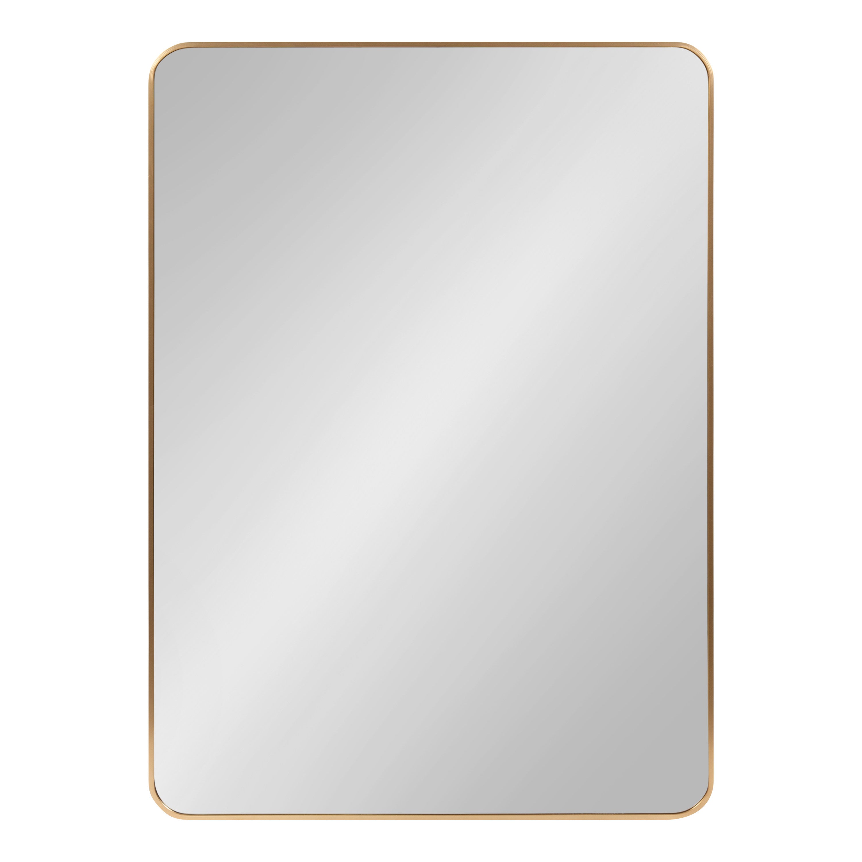 Rectangle Mirror Gold 30x42 2