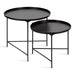 Nesting Table Black 2 Piece 1